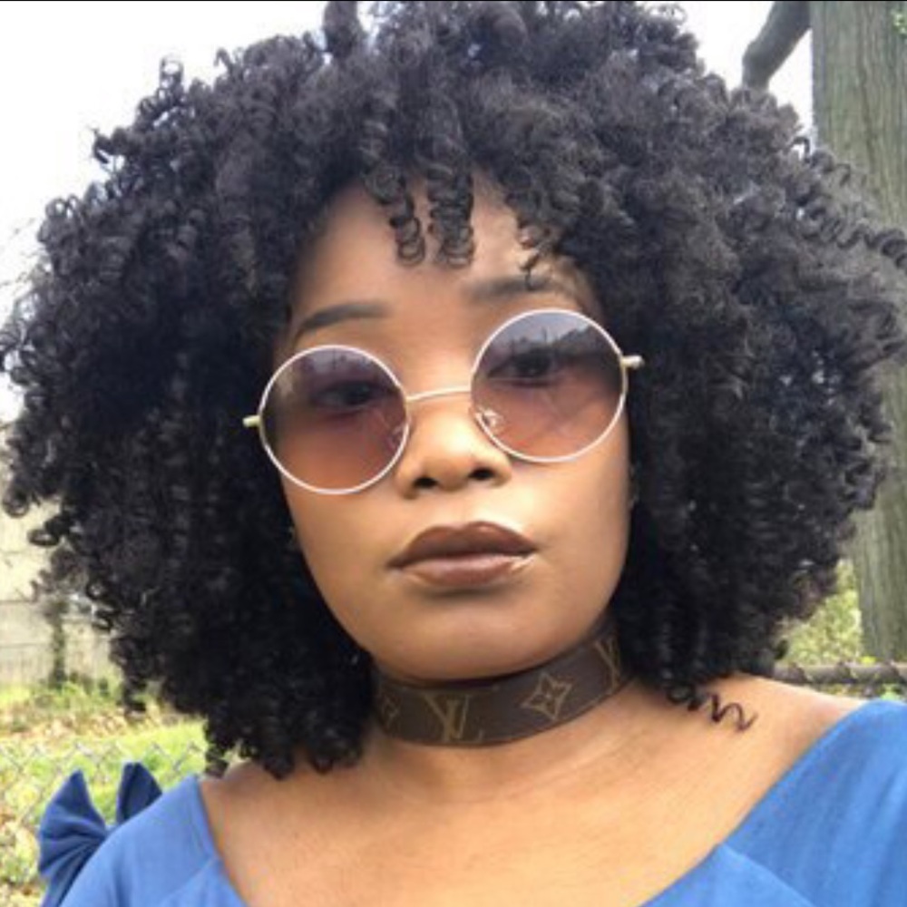 Natural Hair lace hair wig unit curly kinky new!